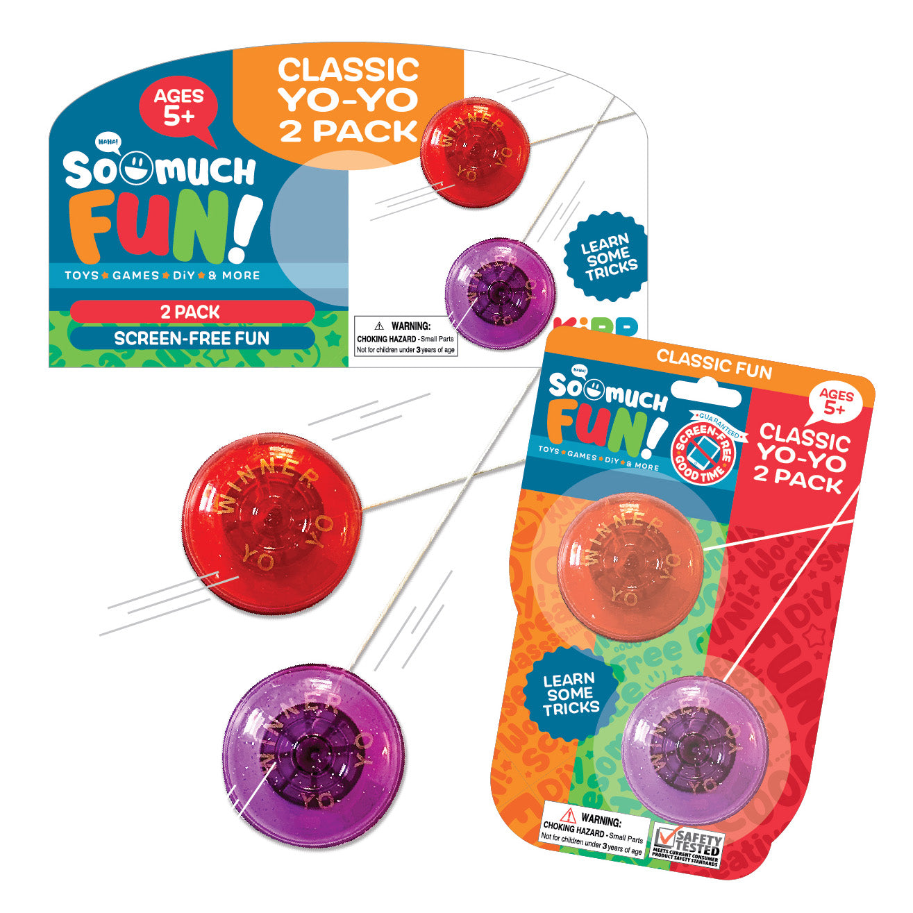 ITEM NUMBER 022958 2 PACK WINNER YO-YO 12 PIECES PER PACK