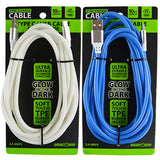 Charging Cable Glow in The Dark Assortment 10FT 2.4 Amp - 6 Pieces Per Retail Ready Display 88295