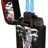 Patriotic Tac Gear Dual Torch Lighter- 15 Pieces Per Retail Ready Display 23087