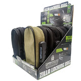Smell Proof Small Canvas Lock Bag with Tool Organizer - 6 Pieces Per Retail Ready Display 23114 SMOKEZILLA