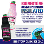Neoprene Rhinestone Bottle Suit Cooler - 6 Per Retail Ready Display 23129 POLAR GEAR