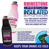 Neoprene Rhinestone Bottle Suit Cooler - 6 Per Retail Ready Display 23129 POLAR GEAR