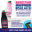 ITEM NUMBER 026448 RHINESTONE BOTTLE COOLER 6 PIECES PER DISPLAY