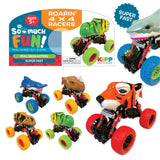 Pull Back Toy Car Roarin' 4 X 4 - 6 Pieces Per Pack 23217