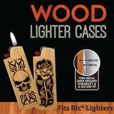 Wood Lighter Case - 12 Pieces Per Retail Ready Display 23223