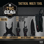 Tactical Multi-Tool 4-In-1 with Carabiner - 6 Pieces Per Retail Ready Display 25895 TAC GEAR