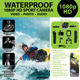 Waterproof Sport Camera with Micro Sd Card - 4 Pieces Per Retail Ready Display 23237