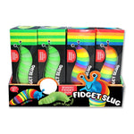Fidget Sensory Slug Toy - 12 Pieces Per Retail Ready Display 23243 KIPP BROTHERS