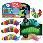 Fidget Sensory Slug Toy - 12 Pieces Per Retail Ready Display 23243 KIPP BROTHERS