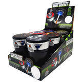 Printed Lid Butt Bucket Ashtray with LED Light - 6 Pieces Per Retail Ready Display 23252