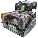 Metal Locking Storage Box with Roll Tray - 6 Pieces Per Retail Ready Display 23254