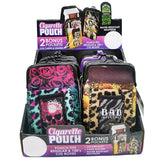 Neoprene Cigarette Pouch with Pocket - 8 Pieces Per Retail Ready Display 23261