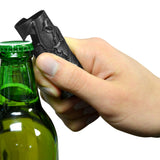 Black Metal Mystic Lighter Case with Bottle Opener - 12 Pieces Per Retail Ready Display 23263