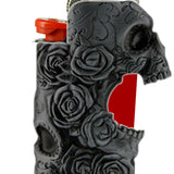 Black Metal Mystic Lighter Case with Bottle Opener - 12 Pieces Per Retail Ready Display 23263