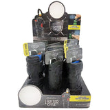Black Metal Mystic Lighter Case with Bottle Opener - 12 Pieces Per Retail Ready Display 23263
