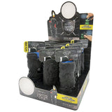 Black Metal Mystic Lighter Case with Bottle Opener - 12 Pieces Per Retail Ready Display 23263