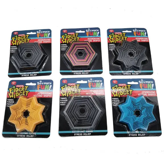 Fidget Fractal Widget Toy - 12 Pieces Per Retail Ready Display 23267 KIPP BROTHERS
