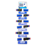 Pivot Head Torch Stick Lighter with Merchandising Hang Strip - 6 Pieces Per Retail Ready Display 41553 TORCH BLUE