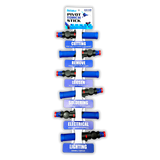 Pivot Head Torch Stick Lighter with Merchandising Hang Strip - 6 Pieces Per Retail Ready Display 41553 TORCH BLUE