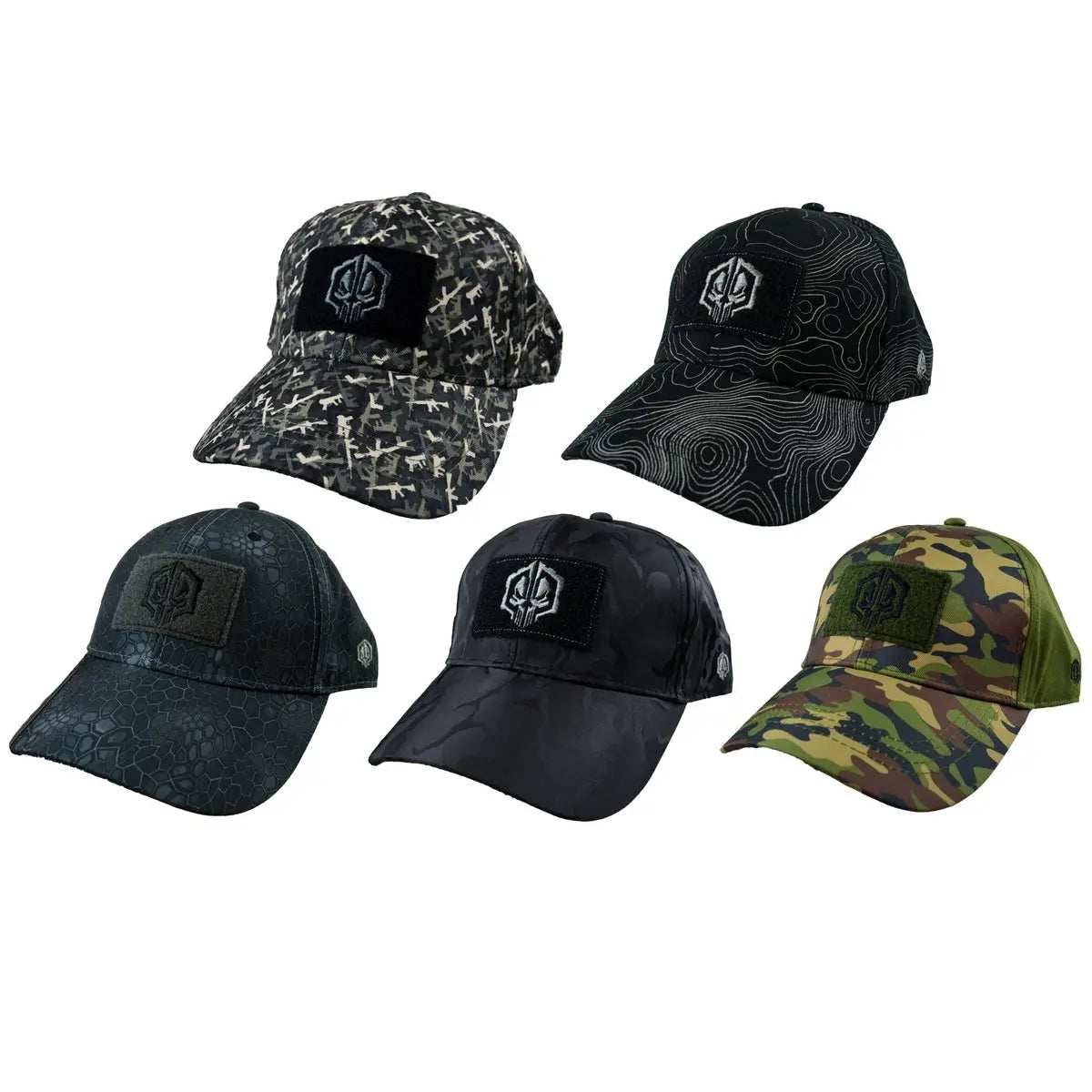 Patriotic Tac Gear Hat and Accessory Assortment Floor Display - 78 Pieces Per Retail Ready Display 88397 TAC GEAR