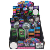 Mood Light USB Mini Disco Ball- 6 Pieces Per Retail Ready Display 23308