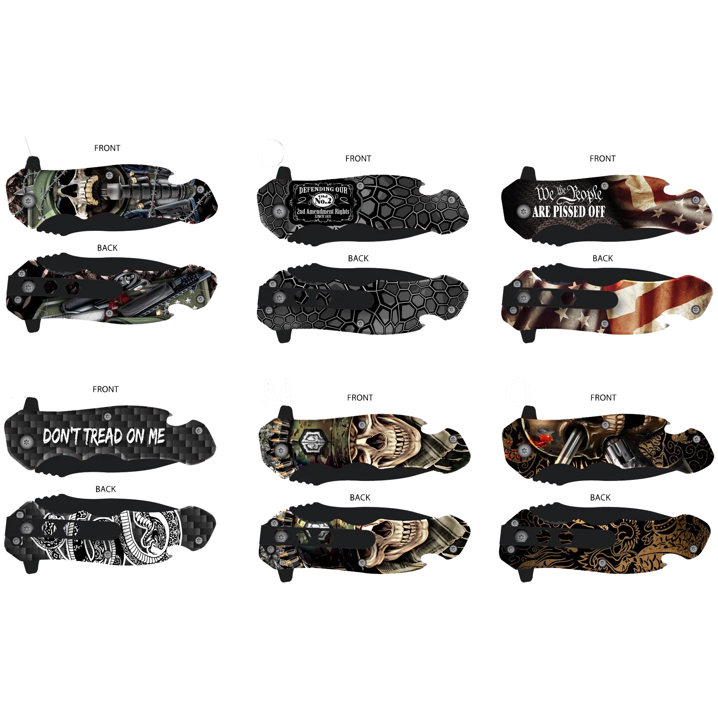 Pocket Knife with Bottle Opener - 6 Pieces Per Retail Ready Display 23369 TAC GEAR