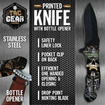 Pocket Knife with Bottle Opener - 6 Pieces Per Retail Ready Display 23369 TAC GEAR