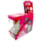 Valentine's Day Celebrate Love Jumbo Glass Keepsake - 2 Pieces Per Retail Ready Display 23400