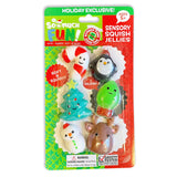 Christmas Squish Jellies 6 Pack Set - 12 Pieces Per Pack 23492