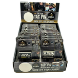 Patriotic Enamel Tac Gear Pin - 24 Pieces Per Retail Ready Display 23502