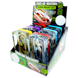 Glass Ashtray with LED Light-Up Design - 6 Pieces Per Retail Ready Display 23522