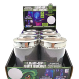 Light Show Butt Bucket Ashtray with Multi-Color LED Lights - 6 Pieces Per Retail Ready Display 23532 SMOKEZILLA