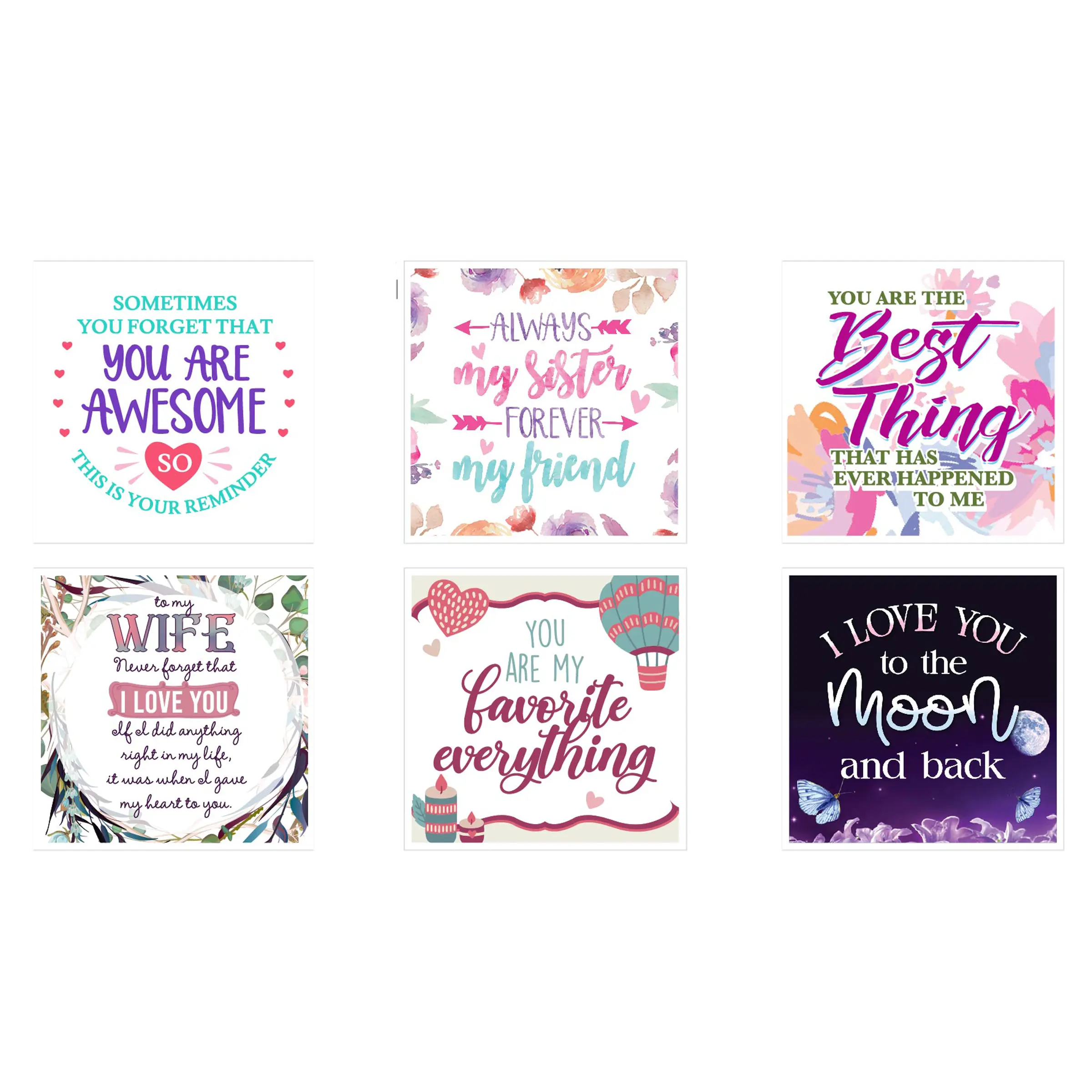 Inspirational Glass Keepsake - 6 Pieces Per Retail Ready Display 23574 KIPP BROTHERS