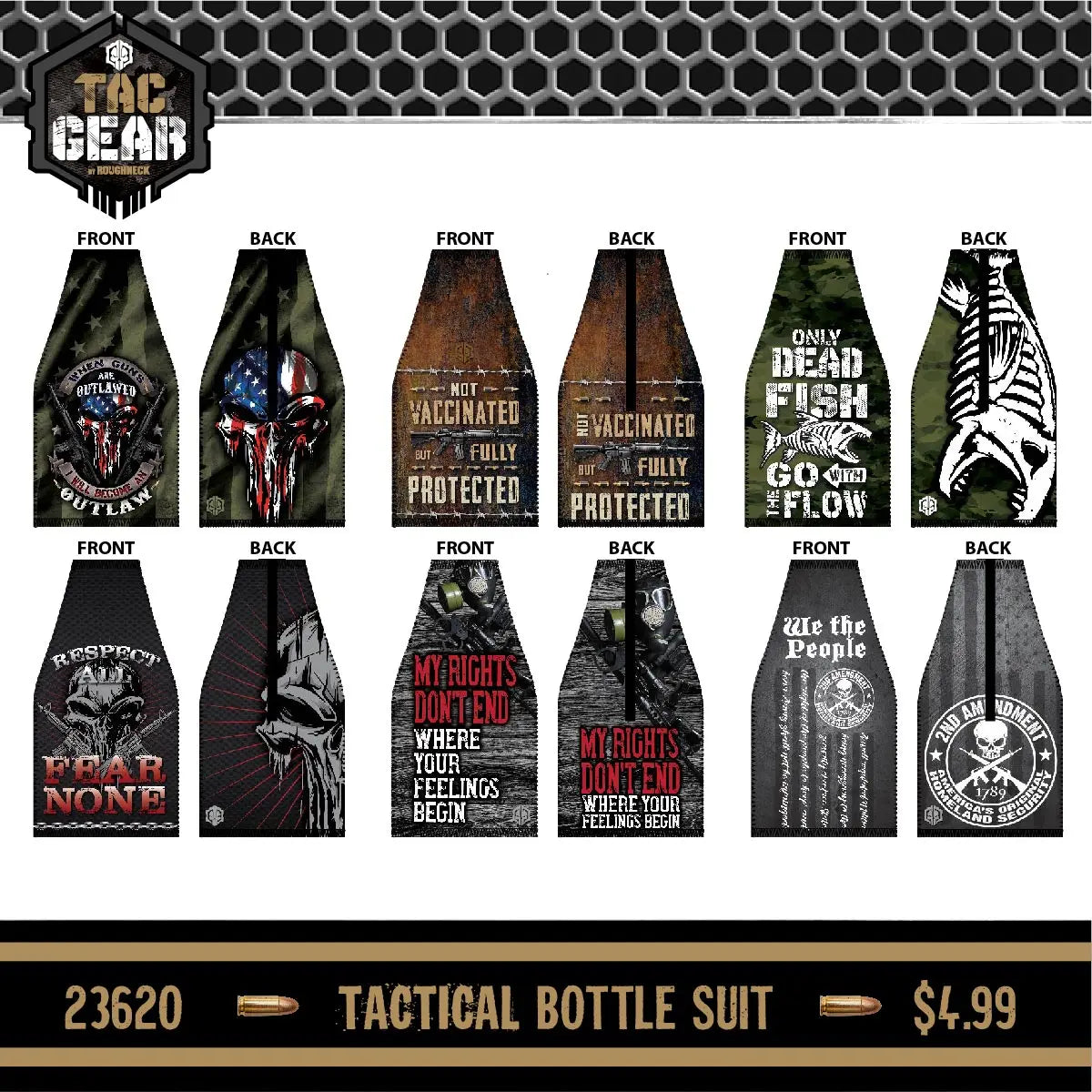 Patriotic Tac Gear Hat and Insulated Cup Assortment Floor Display - 72 Pieces Per Retail Ready Display 88448 TAC GEAR