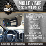 MOLLE Nylon Visor Velcro Pouch Organizer - 6 Pieces Per Retail Ready Display 23711