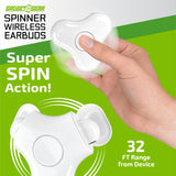 Wireless Earbuds with Fidget Spinner Case- 6 Pieces Per Retail Ready Display 23712