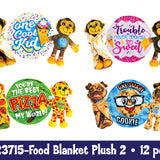 Blanket Plush Assortment Floor Display - 36 Pieces Per Retail Ready Display 88461