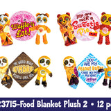 Blanket Plush Assortment Floor Display - 36 Pieces Per Retail Ready Display 88461