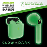 Wireless Earbuds Glow In The Dark with Case- 6 Pieces Per Retail Ready Display 23778