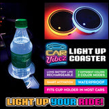 Mood Light LED Light Up Coaster- 6 Pieces Per Retail Ready Display 23801