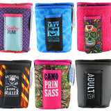 Neoprene Can and Bottle Cooler with Cigarette Pouch - 6 Pieces Per Retail Ready 24062