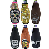 Neoprene 16 oz Bottle Suit Coozie- 6 Pieces Per Retail Ready Display 24068