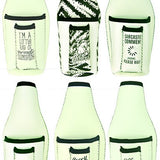 Neoprene Glow in The Dark Bottle Suit Cooler with Cigarette Pouch - 6 Pieces Per Retail Ready Display 24208