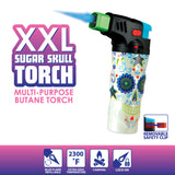 WHOLESALE MOLDED SKULL XXL TORCH 12 PIECES PER DISPLAY 24622