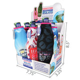 Neoprene Rhinestone Bottle Suit Cooler - 6 Per Retail Ready Display 24636