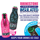 Neoprene Rhinestone Bottle Suit Coozie- 6 Per Retail Ready Display 24636