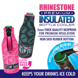 Neoprene Rhinestone Bottle Suit Cooler - 6 Per Retail Ready Display 24636