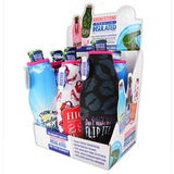 Neoprene Rhinestone Bottle Suit Cooler - 6 Per Retail Ready Display 24636