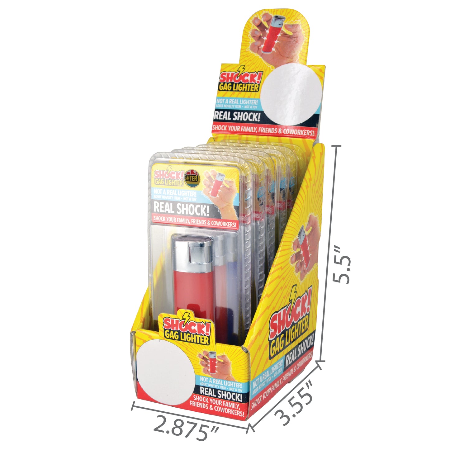 ITEM NUMBER 024644 GAG SHOCK-LTR 6 PIECES PER DISPLAY