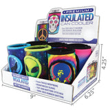 Neoprene Can and Bottle Cooler - 6 Pieces Per Retail Ready Display 24727